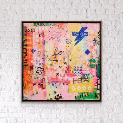 URBAN SERIES - MELBOURNE UNDERGROUND AKA AC/DC - an original on canvas SOLD (Copy)