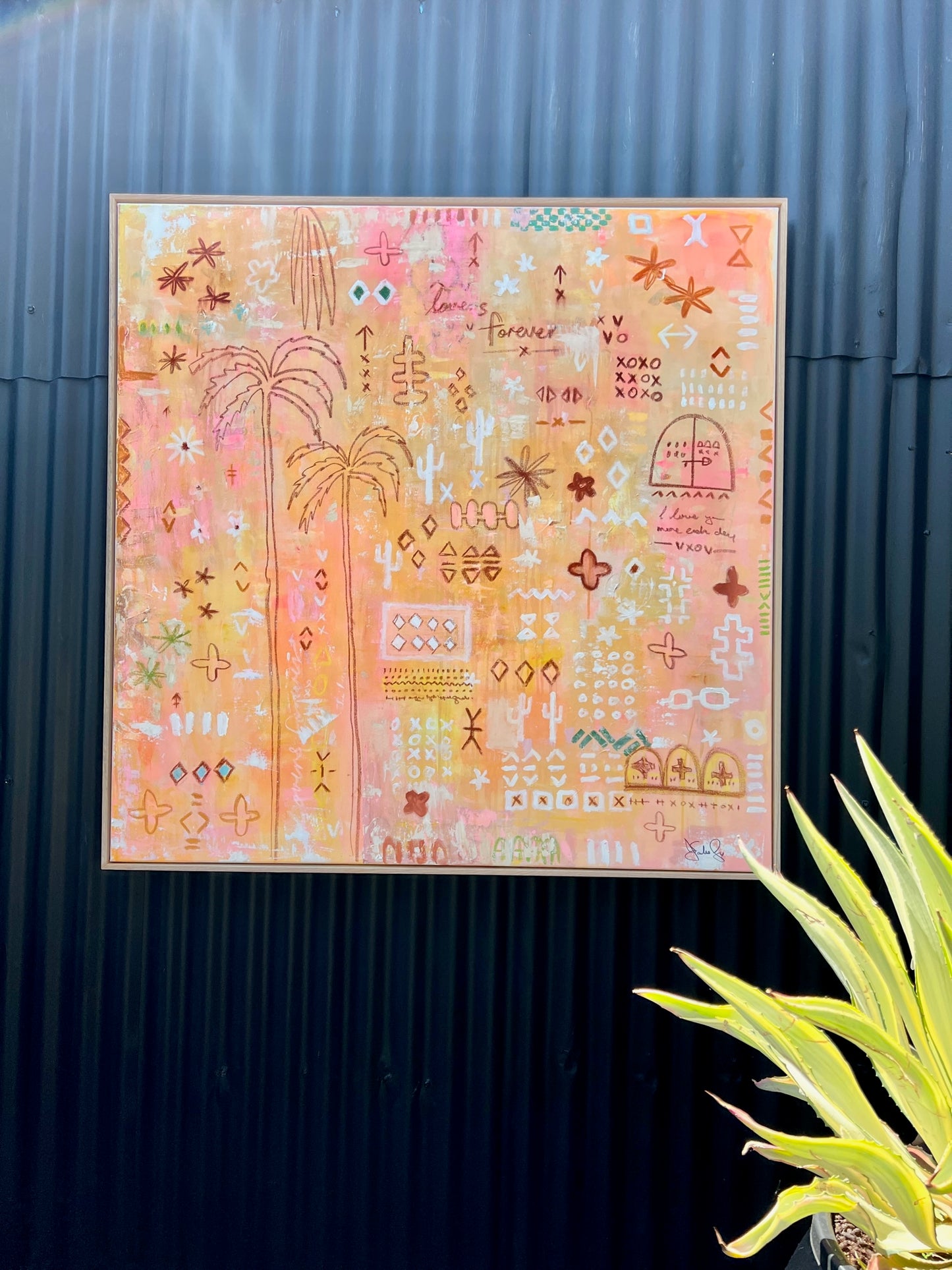 LOVERS FOREVER - an original on canvas