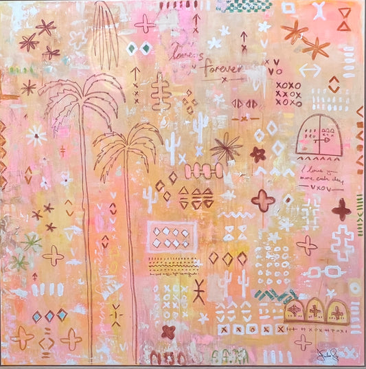 LOVERS FOREVER    - an original on canvas