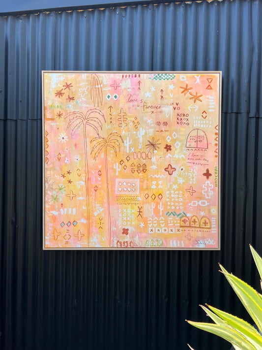 LOVERS FOREVER    - an original on canvas