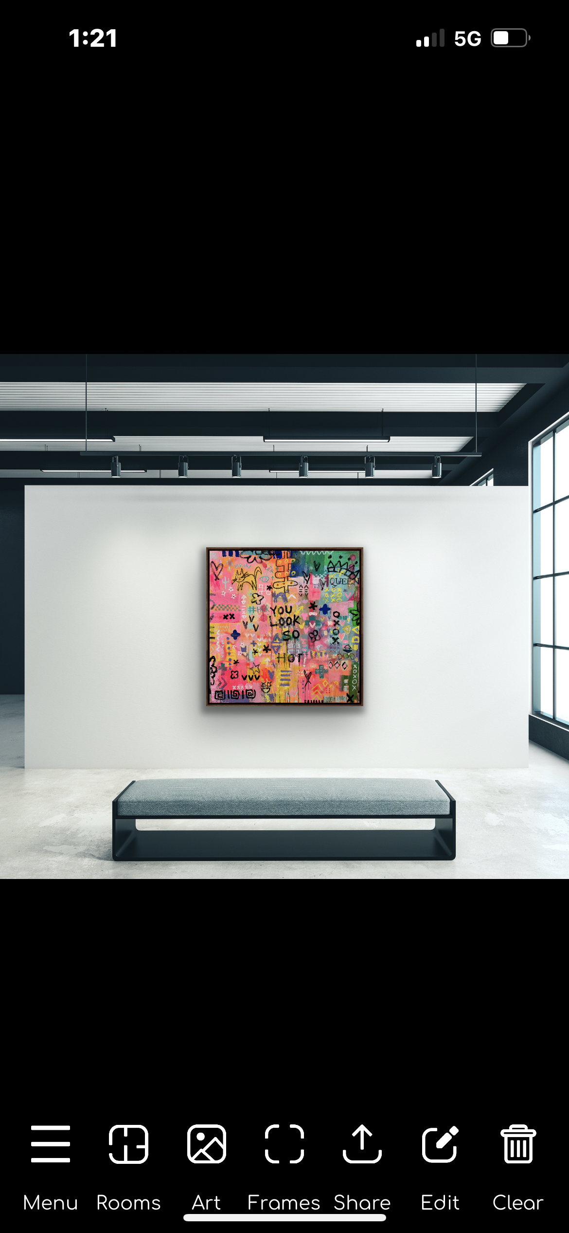 YOU LOOK SO HOT - an original on canvas SOLD