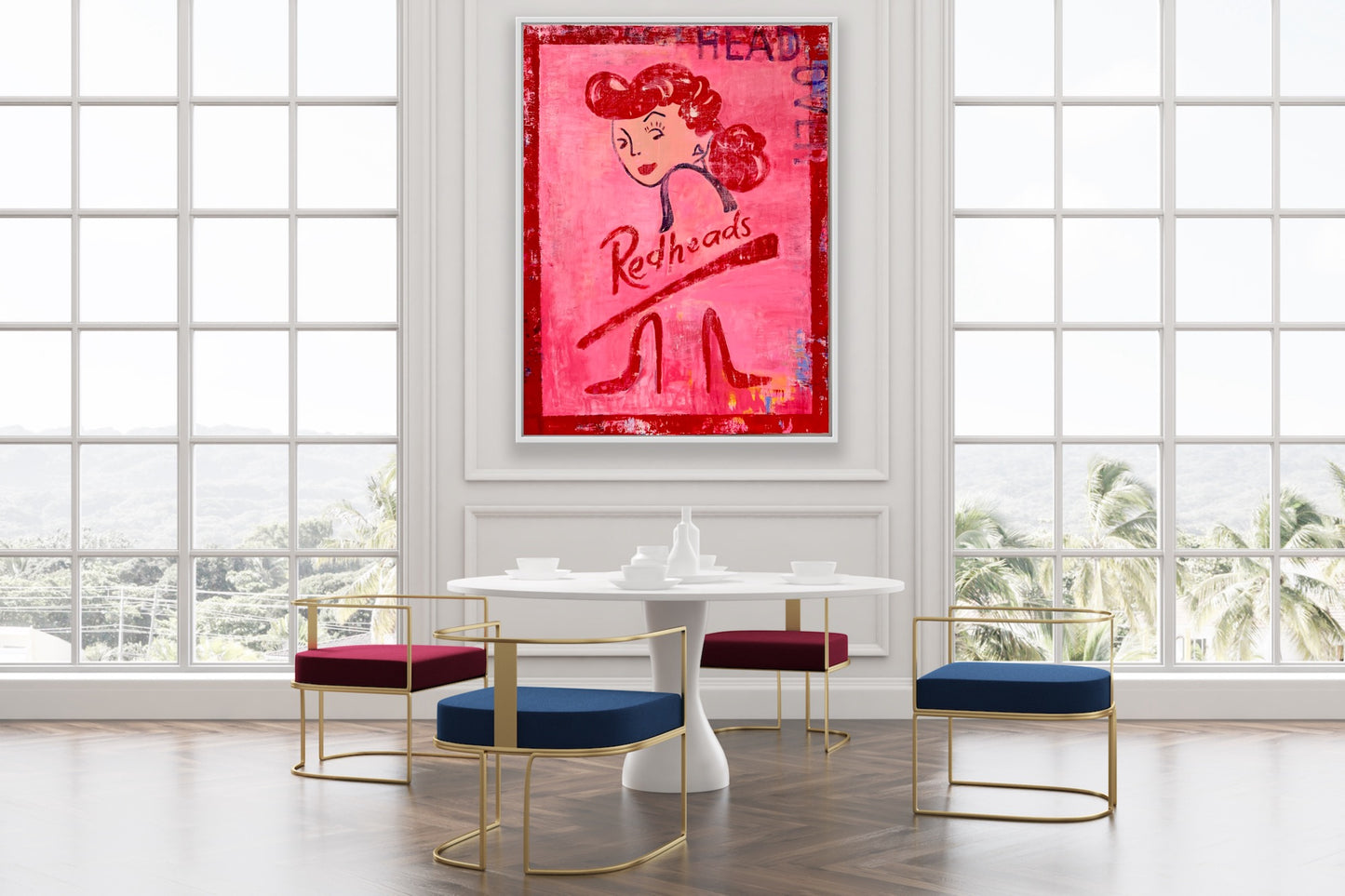 HEAD OVER HEELS - print