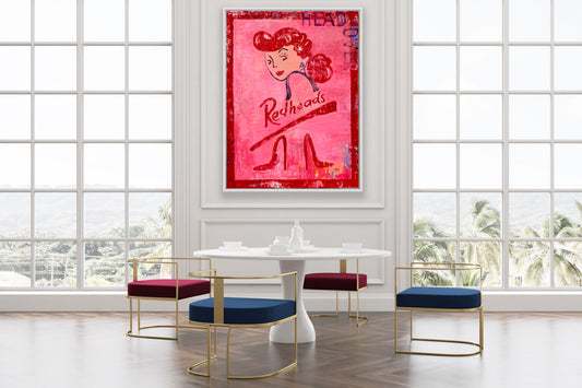 HEAD OVER HEELS   - print
