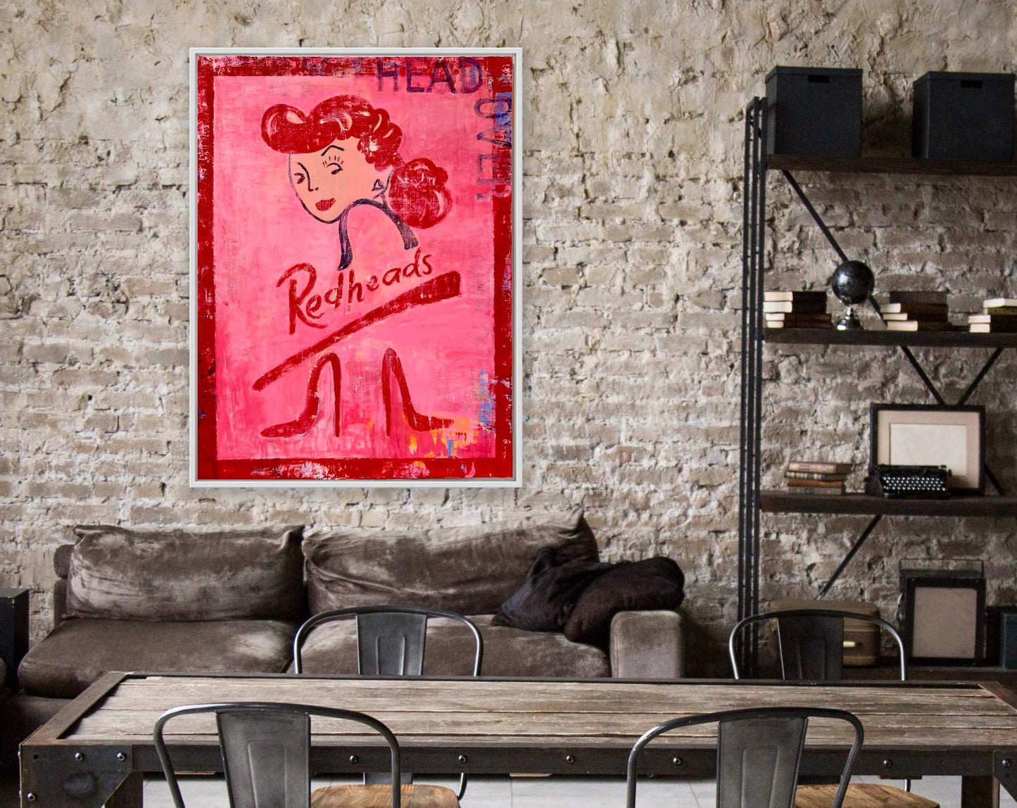 HEAD OVER HEELS - print