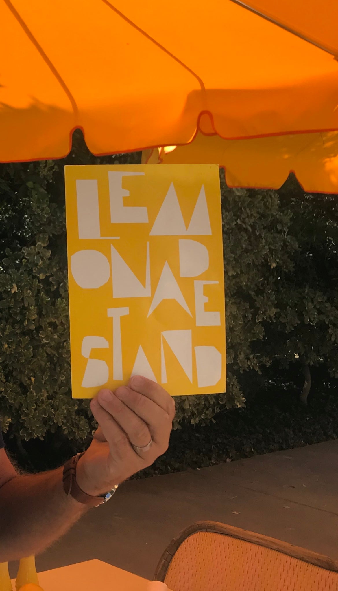 TRAVEL - PALM SPRINGS SERIES - Sipping Lemonade at the Parker - SOLD