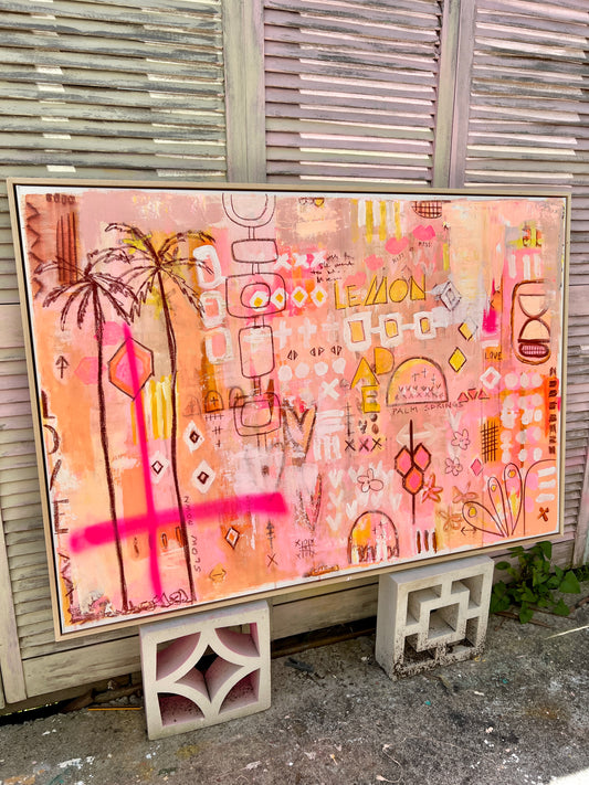 TRAVEL - PALM SPRINGS SERIES  - Sipping Lemonade at the Parker  - SOLD