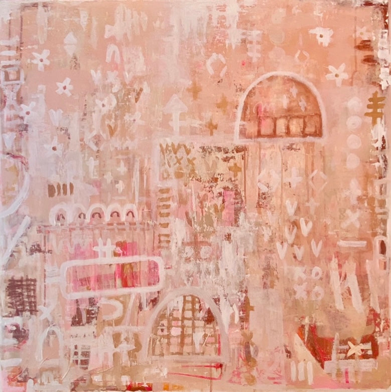 U DO U SERIES - Miss Optimist - an original on canvas