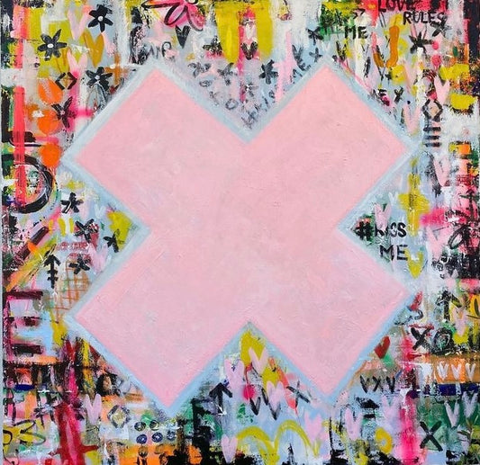 URBAN SERIES - That Kiss    - an original on canvas SOLD