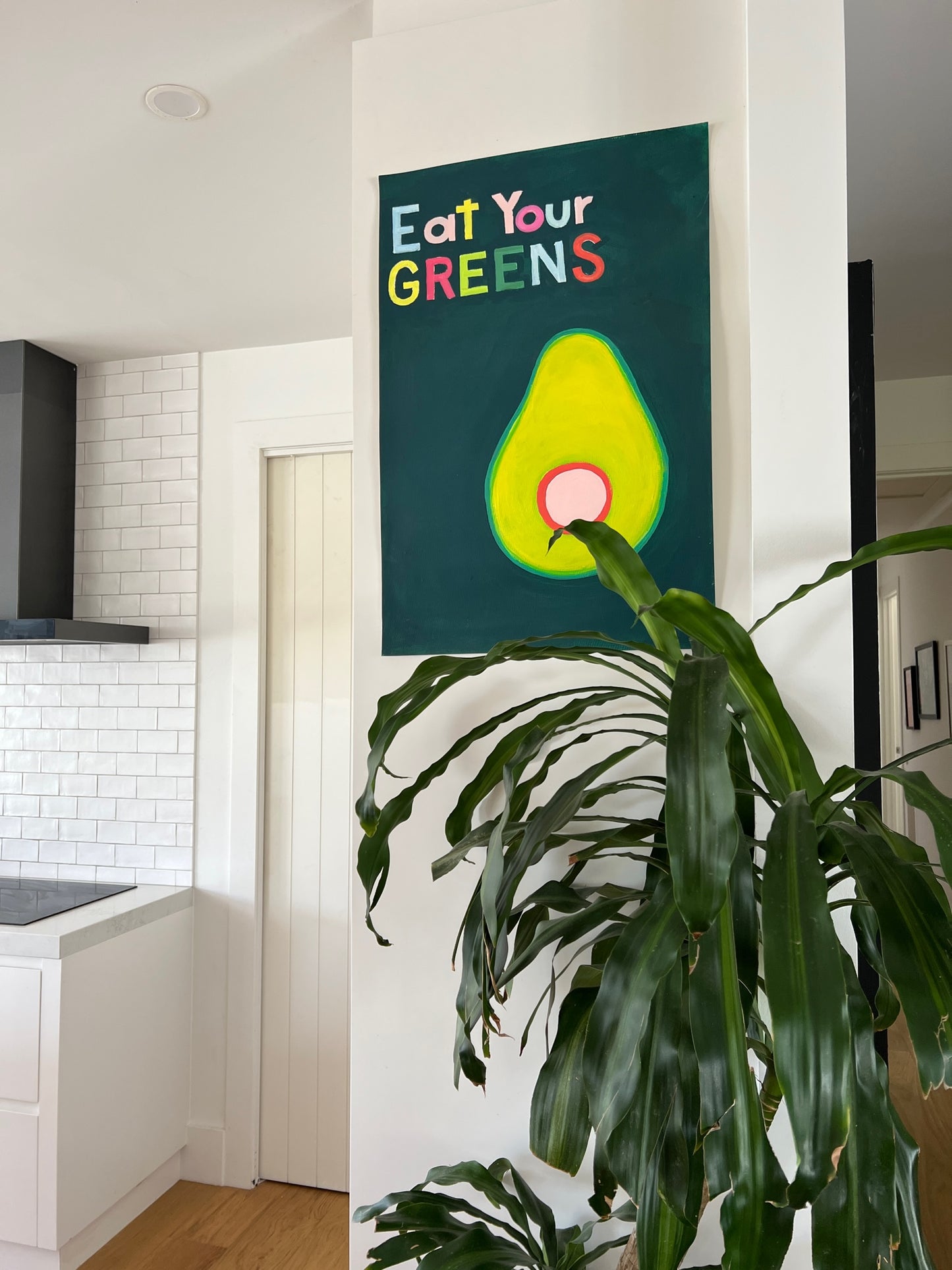 Eat Your Greens poster by Jackie Green