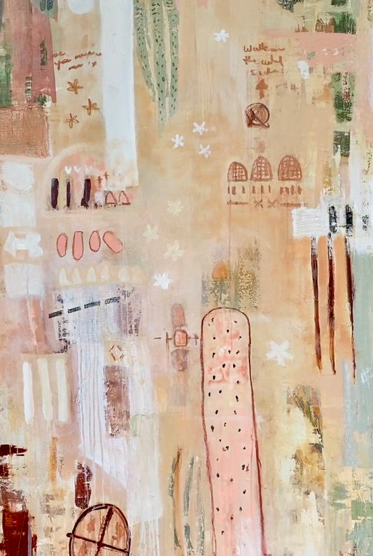 WALK ON THE WILD SIDE   - an original on canvas SOLD