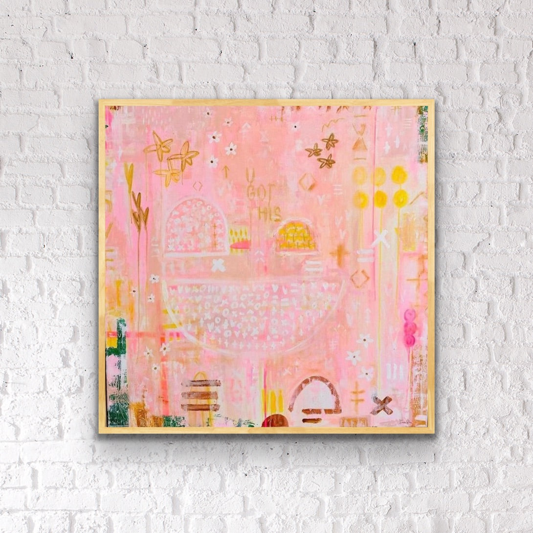 U GOT THIS SERIES - our path - an original on canvas SOLD