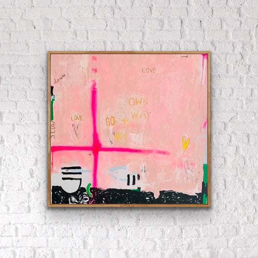 GO YOUR OWN WAY SERIES  - M1 -  an original on canvas SOLD