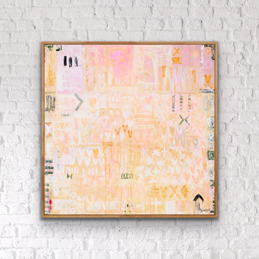 MOROCCAN SERIES - WILLING TO PLAY THE GAME    - an original on canvas SOLD