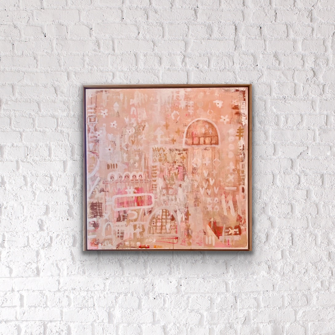 U DO U SERIES - Miss Optimist - an original on canvas