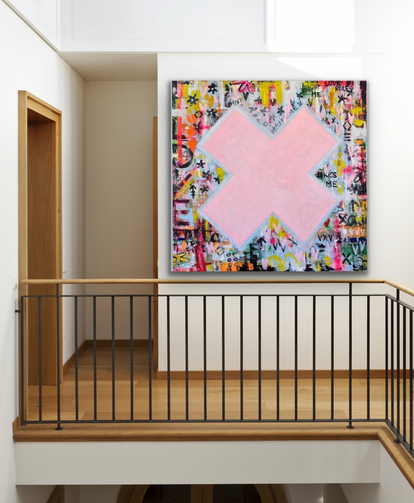 URBAN SERIES - That Kiss - an original on canvas SOLD
