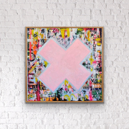 URBAN SERIES - That Kiss    - an original on canvas SOLD