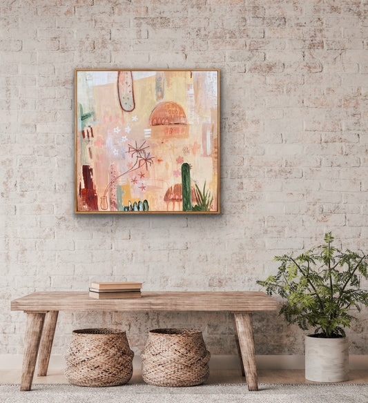CHASING SAND DUNES  - an original on canvas SOLD