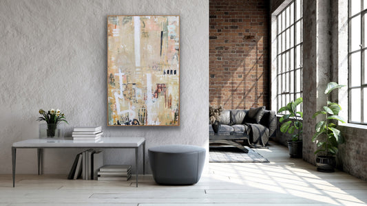 LANEWAY LOVERS  - an original on canvas SOLD