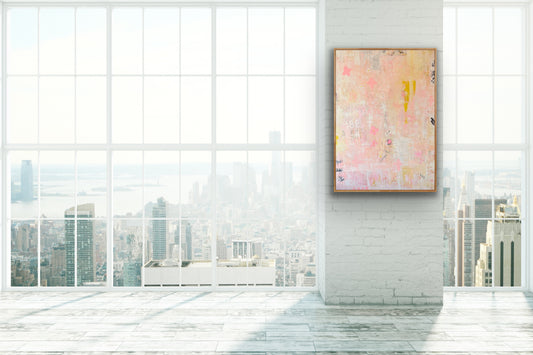 POSITIVE VIBES - JUST BE    an original on canvas SOLD