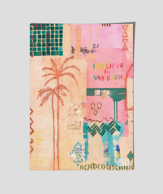 SUNSET SIPS MARRAKESH   -  poster 1 by Jackie Green