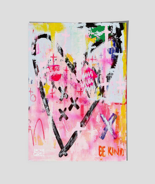 BE KIND          poster by Jackie Green