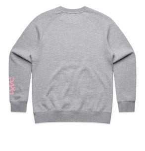 Follow your heart - Crew neck jumper - grey marle