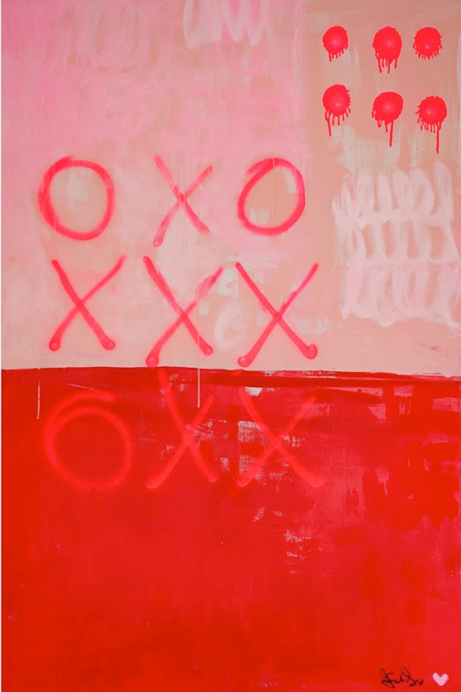XOXO   - an original on canvas