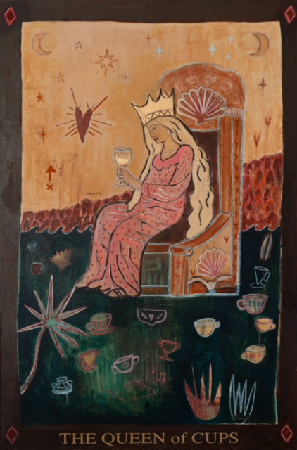 THE QUEEN OF CUPS  - TAROT SERIES